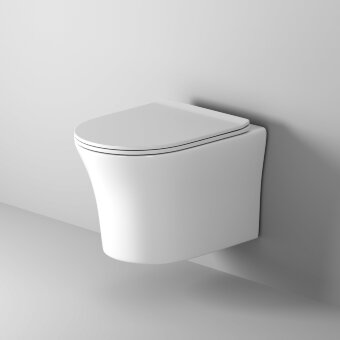 Унитаз подвесной Grossman Style GR-4475S Безободковый с тонкой крышкой, 1 место Унитаз подвесной Grossman Style GR-4475S Безободковый с тонкой крышкой, 1 место