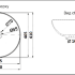 Умывальник CeramaLux 7226SJ