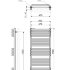 Полотенцесушитель Terma POLA 1180/500 RAL9016 белый матовый