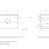 База под раковину подвесная BelBagno ALBANO-CER-800-2C-SO-RNG