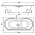 Ванна акриловая Vagnerplast Briana 180х80