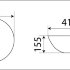 Умывальник CeramaLux 104MW