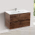 База под раковину Mia 750 подвесная, 2 выкатных ящика soft close, R.Wood