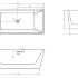 Акриловая ванна ABBER AB9224-1.7