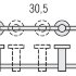 Полотенцедержатель Colombo Design Plus W4909R