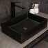 Раковина Gid Bm1204 53360 накладная черная матовая 45x32x11