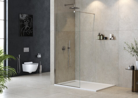 Душевая перегородка CEZARES LIBERTA-L-1-90-C-Cr