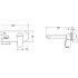 Встраиваемый смеситель настенный для умывальника P8429564BW-ENG