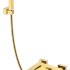 Смеситель для ванны с душем Qubic Matt Gold