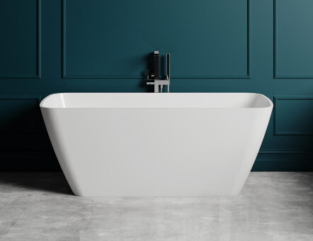 Ванна каменная отдельностоящая матовая 180х80 Salini AGATHA 100221MRH окрашена по RAL снаружи