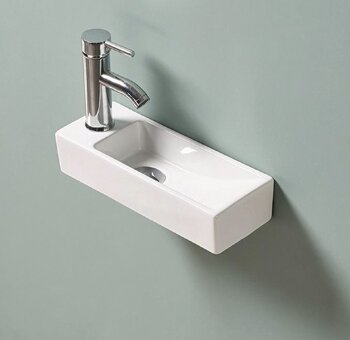 Раковина Gid N9271R 61128R подвесная белая 38x14.5x8