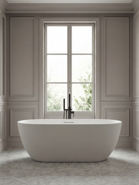 Ванна из искусственного камня ALTROBAGNO Бруна (Bruna) 090201 Wt