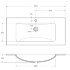 Стеклянная раковина BelBagno BB1010/465-LV-VTR-BL