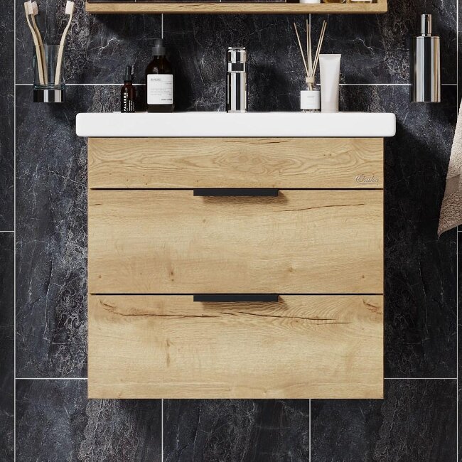 Тумба Onika Легран 60 подвесная, дуб галифакс (ум. Como 60) 106142 Тумба Onika Легран 60 подвесная, дуб галифакс (ум. Como 60) 106142