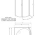 Душевой уголок Radaway Premium Plus B 90x190 прозрачное стекло