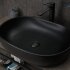 Раковина Gid Bm9026a 53369 накладная черная матовая 60x40x15 Раковина Gid Bm9026a 53369 накладная черная матовая 60x40x15