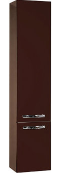 Шкаф-пенал Акватон Ария темно-коричневый 1A134403AA430