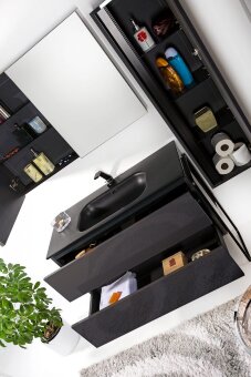 Зеркальный шкаф Armadi Art Vallessi 100 с подстветкой 546-A glossy
