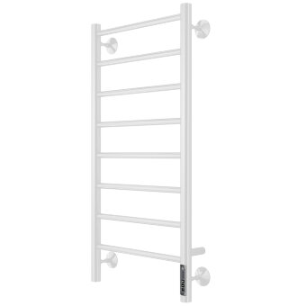Полотенцесушитель с/т TERMINUS Электро Аврора П8 400х850 (quick touch) RAL9003 белый матовый NEW
