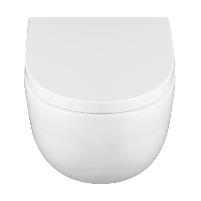 MERIDIAN-N чаша унитаза подвесная 360x480x330 мм, с горизонтальным выпуском, белый