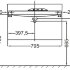 Тумба подвесная без раковины Jacob Delafon Rythmik EB1309-G1C