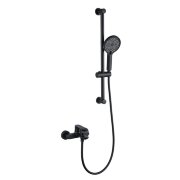 Смеситель B&W UK8303B для ванны (с лейкой и штангой -комплект), Matt Black, шт