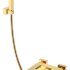 Смеситель для ванны с душем Qubic Shinny Gold