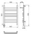 Полотенцесушитель Электрич. Ника TRAPEZIUM ЛТ (Г2) ВП 80/50 левый тэн
