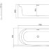 Акриловая ванна BELBAGNO BB410-1700-780-L