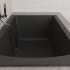 Ванна каменная встраиваемая матовая 170x75 Salini CASCATA KIT 104323MRF окрашена по RAL