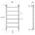 Полотенцесушитель Energy Classik 800/400 Полотенцесушитель Energy Classik 800/400