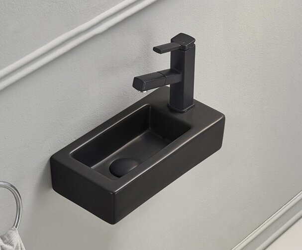 Раковина Gid Bm9272L 62203L подвесная черная матовая 36.5x18x9 Раковина Gid Bm9272L 62203L подвесная черная матовая 36.5x18x9