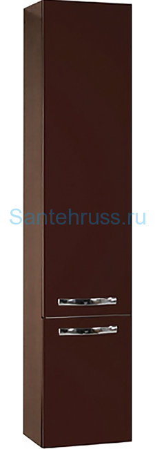 Шкаф-пенал Акватон подвесная Ария М темно-коричневый 1A124403AA430