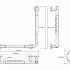 Поручень 90° резина правый 42 см BEMETA OMEGA хром