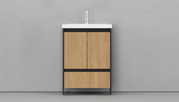 Тумба напольная VELVEX Klaufs 60.2D.1Y-617.217 с раковиной