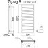 Полотенцесушитель Terma ZIGZAG 1070/500 RAL9005 черный матовый