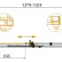 Душевая дверь с доводчиками CEZARES STYLUS-SOFT-BF-1-130-C-Cr