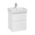 Тумба под раковину Roca Oleta 50 белый матовый, 2 ящика, A857638501 Тумба под раковину Roca Oleta 50 белый матовый, 2 ящика, A857638501