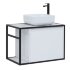 Тумба под раковину Aquanet Nova Lite Loft 75 R белый