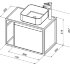 Тумба под раковину Aquanet Nova Lite Loft 75 R белый