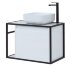 Тумба под раковину Aquanet Nova Lite Loft 75 R белый