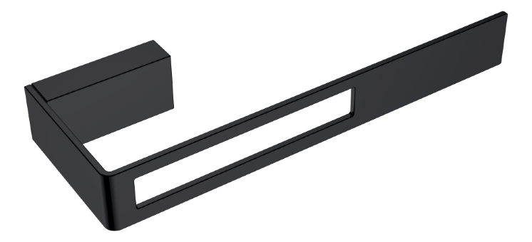 Полотенцедержатель черный серия Q