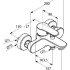 Однорычажный смеситель KLUDI OBJEKTA для ванны и душа