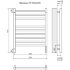 Полотенцесушитель с/т Terminus Электро Ватикан П9 500х700 (6+3) (sensor quick touch)