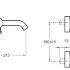 Смеситель для ванны с душем Jacob Delafon Purist E14589-4A-CP