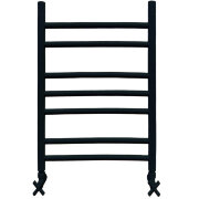 Полотенцесушитель Ника CLASSIC ЛП (Г2) 60/40 RAL9005 черный матовый с вентилями (комплект люкс)*