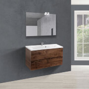База под раковину Mia 900 подвесная, 2 выкатных ящика soft close, R.Wood