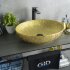Раковина Gid Nc444 52233 накладная золотая 51x39x14.5