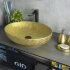 Раковина Gid Nc444 52233 накладная золотая 51x39x14.5