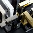 Cмеситель для умывальника Qubic Bronze